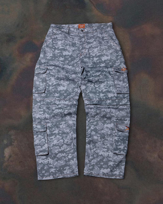 ADAD CARGO ZIP-OFF CAMUFLAJE GRIS